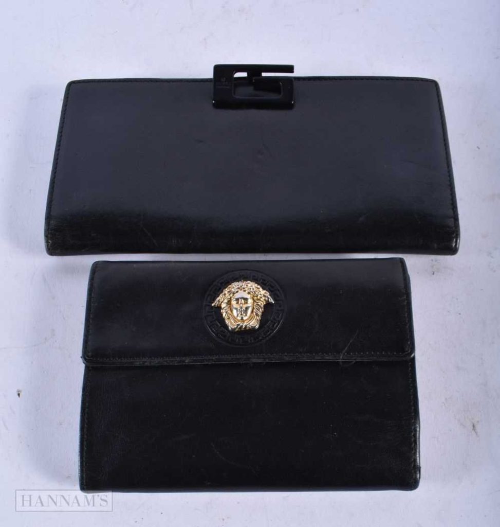 Versace black wallet