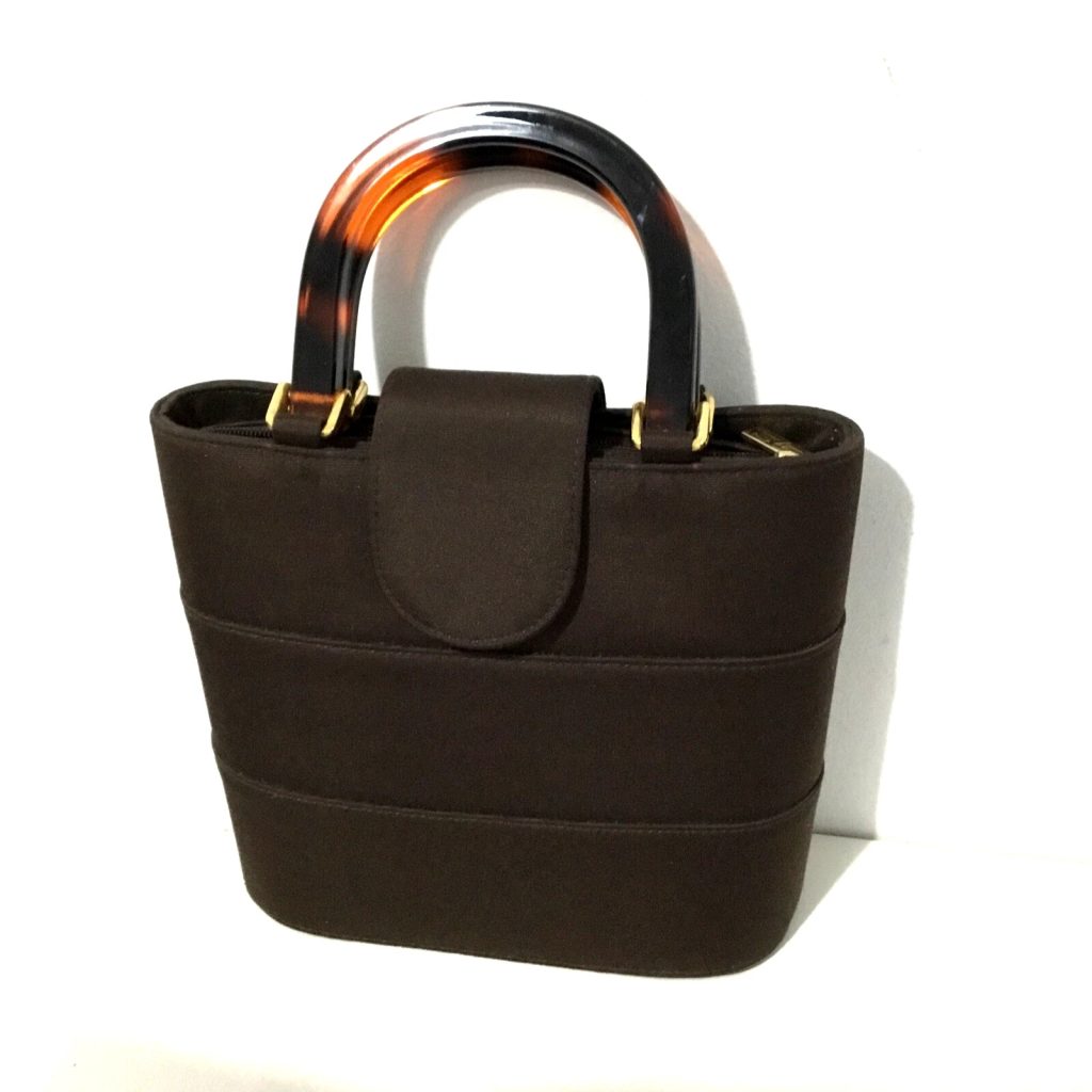 brown vintage handbag